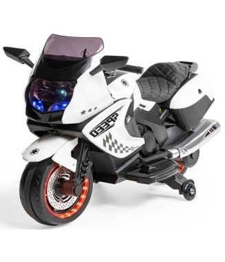 Baby2Go 2293 Speed Akülü Motorsiklet 12 Volt Beyaz