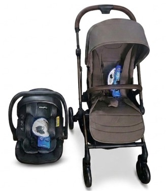 Kraft Drive I-Size Travel Sistem Bebek Arabası / Kahverengi