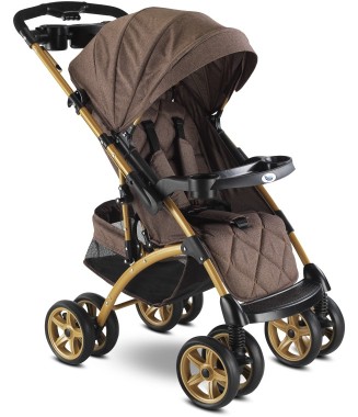 Baby Hope Polo Çift Yönlü Bebek Arabası / Gold Kahve