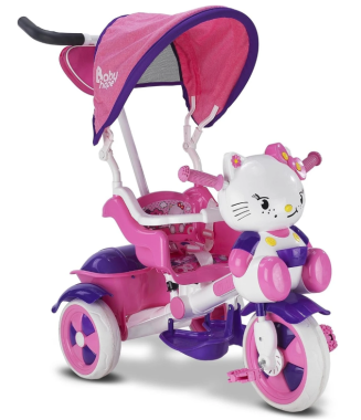 Baby Hope Kety Üç Teker İtmeli Bisiklet / Pembe