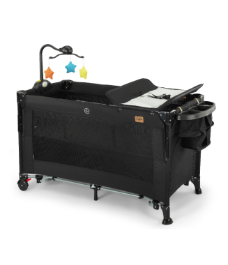 Baby2Go Bony Otomatik Anne Yanı Oyun Parkı 60x120 cm / Siyah