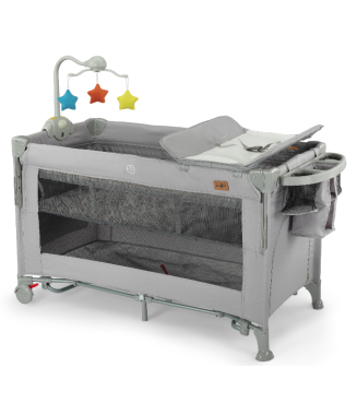 Baby2Go Bony Otomatik Anne Yanı Oyun Parkı 60x120 cm / Gri
