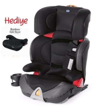 Chicco Oasys 2-3 FixPlus Evo 15-36 kg / Jet Black