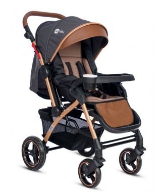 4 Baby AB350 Active Plus Gold Çift Yönlü Bebek Arabası / Antrasit
