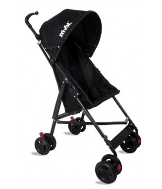 Rival Tokyo Konforlu Hafif Baston Bebek Arabası  / Siyah