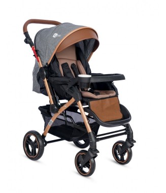 4 Baby AB350 Active Plus Gold Çift Yönlü Bebek Arabası / Gri