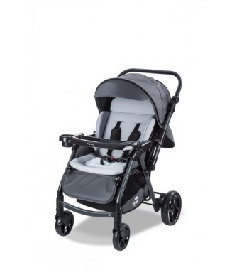 Baby Care Bc-500 Combo Maxi Pro Çift Yönlü Puset Siyah/Gri