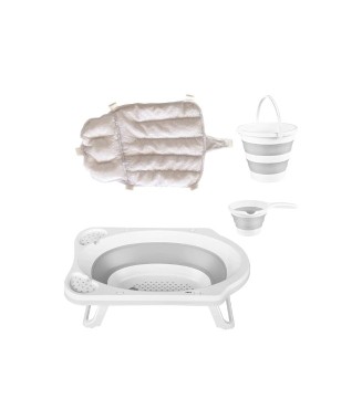 HOBBYLİFE KATLANIR KÜVET SETİ KÖPÜK FİLELİ / GRİ