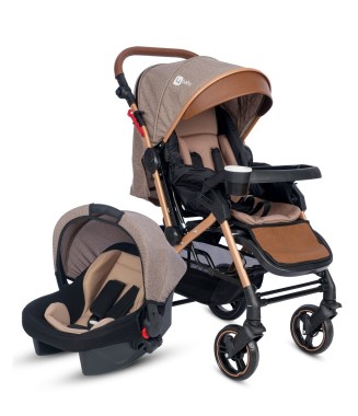 4 Baby AB430 Active Plus Gold Travel Sistem Kahve