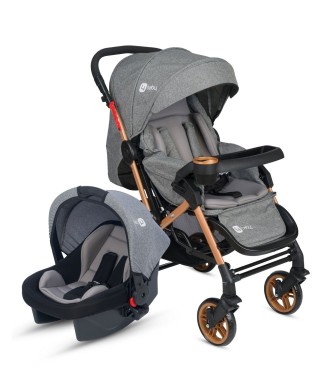 4 Baby AB440 Active Gold Travel Sistem Bebek Arabası Gri