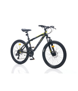 Corelli Felix 2.2 MD ''24 Jant '' Mountain bike  size 14 ''Black/Yellow/Grey