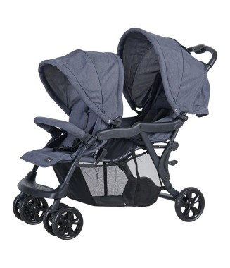 Sunny Baby Prego Arwen İkiz Bebek Arabası 9032 Füme