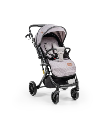 Baby2Go 2421 Violet  Kabin Çiftyön Bebek Arabası / Açık Gri