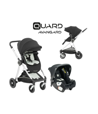 Quard Avangard Travel Sistem Bebek Arabası Siyah