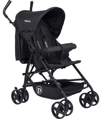 PRAVA SMART TAM YATARLI BASTON BEBEK ARABASI SİYAH	