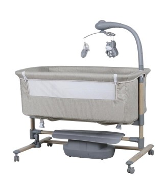 Prego Carmela 4091 Anne Yanı Elektirkli Beşik Bej