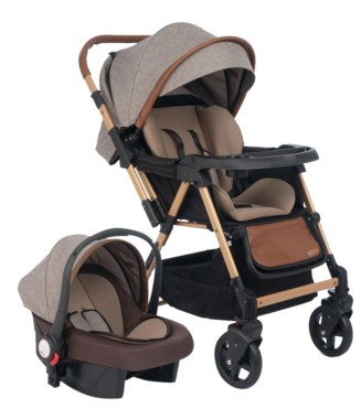 Bonibos Yukon Travel Sistem Bebek Arabası /  Gold Kahve
