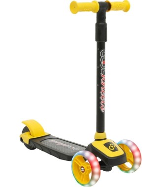 Cool Wheels Twist Led Işıklı 3 Tekerlekli Yükseklik Ayarlı Scooter Sarı