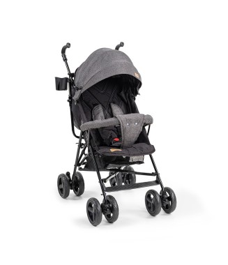 Baby2go Verona Baston Bebek Arabası Gri+ Yağmurluk 