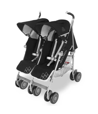 Maclaren Twin Techno İkiz Bebek Arabası Black